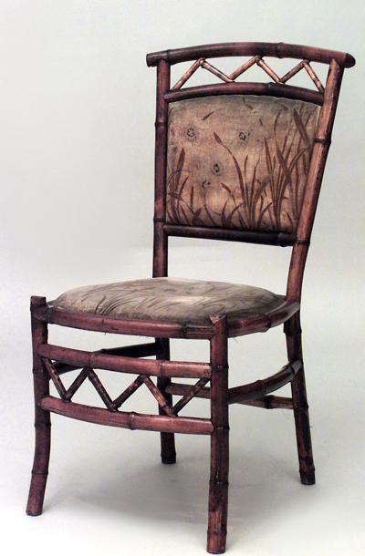 Perret et Vibert 5 piece French 19th C bamboo salon set