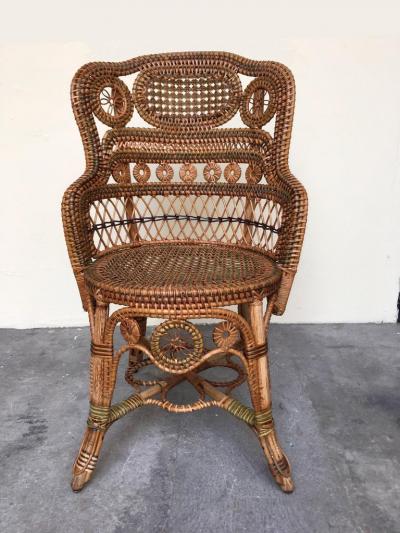 Perret et Vibert Rattan garden furniture set by Maison Perret Vibert second half of XIX Century