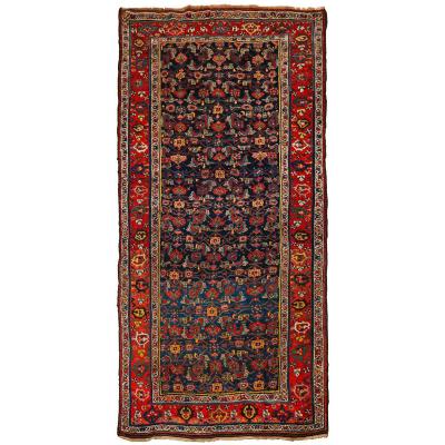 Persian Antique Bidjar Bijar Runner Rug Carpet circa 1920 9 25 x 4 5