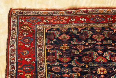 Persian Antique Bidjar Bijar Runner Rug Carpet circa 1920 9 25 x 4 5