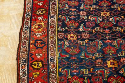 Persian Antique Bidjar Bijar Runner Rug Carpet circa 1920 9 25 x 4 5
