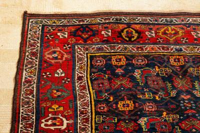 Persian Antique Bidjar Bijar Runner Rug Carpet circa 1920 9 25 x 4 5