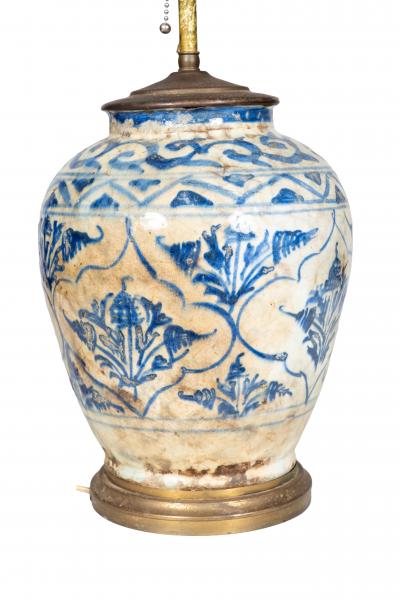 Persian Pottery Table Lamp