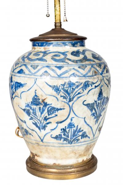 Persian Pottery Table Lamp
