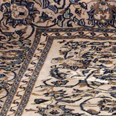 Persian Style Kashan Floral Rug