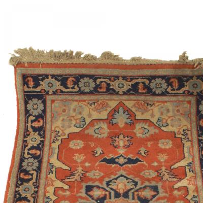 Persian Style Red Beige and Blue Runner Carpet