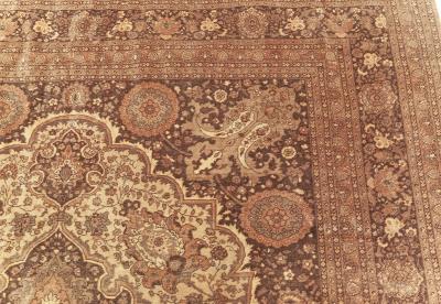 Persian Tabriz Hand Knotted Wool Rug