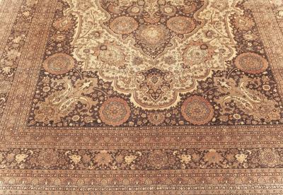 Persian Tabriz Hand Knotted Wool Rug