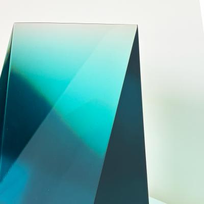 Peter Alexander Untitled Aqua Blue Urethane Wedge circa 2006 2020