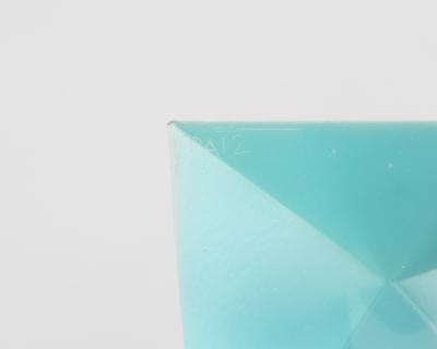 Peter Alexander Untitled Aqua Urethane Pyramid 