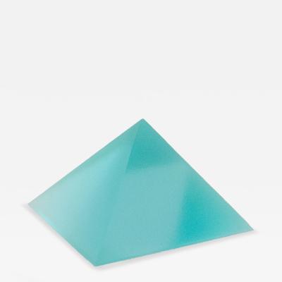 Peter Alexander Untitled Aqua Urethane Pyramid 