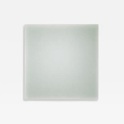 Peter Alexander Untitled Radiating Grey Green Square Wall Relief 2013