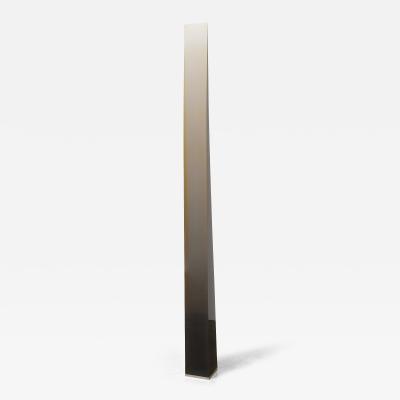 Peter Alexander Untitled Tall Black Amber Polyester Resin Wedge 1968