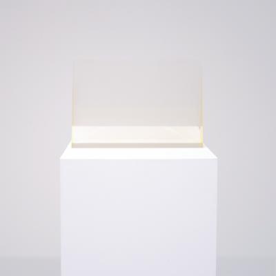 Peter Alexander Window Clear Polyester Resin Vapor Wedge with Slight Yellow Tint 
