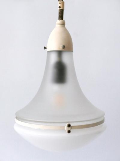 Peter Behrens Elegant Luzette Pendant Lamp by Peter Behrens for Siemens Schuckert 1910s
