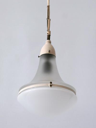 Peter Behrens Elegant Luzette Pendant Lamp by Peter Behrens for Siemens Schuckert 1910s
