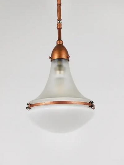 Peter Behrens Peter Behrens Luzette Industrial Pendant Lamp Siemens Schuckert Germany 1910