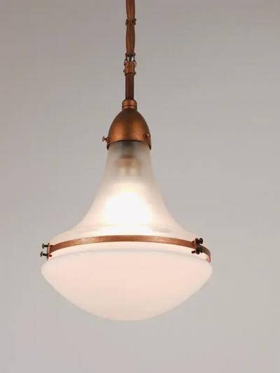 Peter Behrens Peter Behrens Luzette Industrial Pendant Lamp Siemens Schuckert Germany 1910