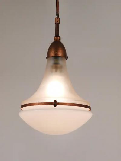 Peter Behrens Peter Behrens Luzette Industrial Pendant Lamp Siemens Schuckert Germany 1910