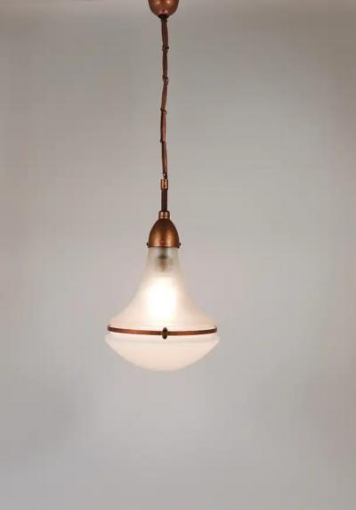 Peter Behrens Peter Behrens Luzette Industrial Pendant Lamp Siemens Schuckert Germany 1910