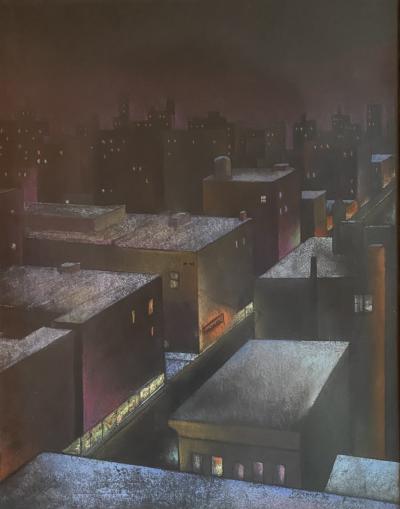 Peter Berent Nocturnal New York City Skyline