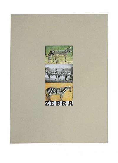 Peter Blake Z is for Zebra by PETER BLAKE