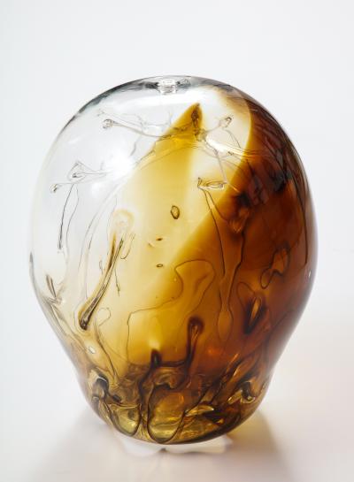 Peter Bramhall Extra Large Glass Sculpture by Peter Bramhall