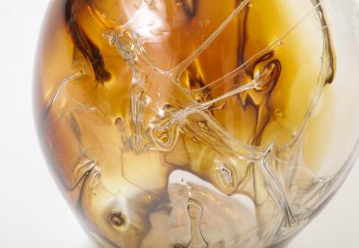 Peter Bramhall Extra Large Glass Sculpture by Peter Bramhall