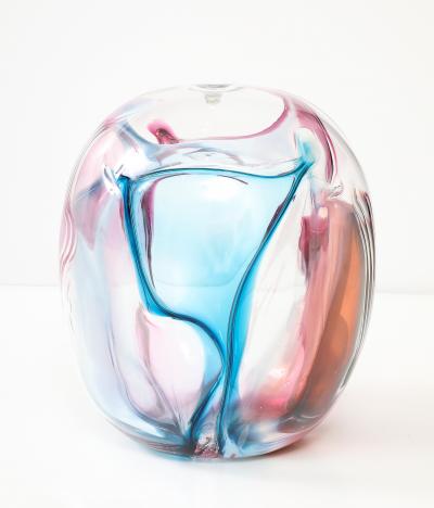 Peter Bramhall Giant Blown Glass Orb Sculpture by Peter Bramhall 1995