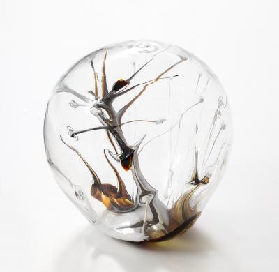 Peter Bramhall Peter Bramhall Glass Orb Sculpture 1985