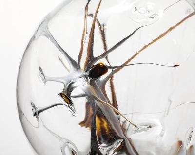 Peter Bramhall Peter Bramhall Glass Orb Sculpture 1985