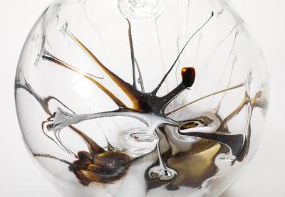 Peter Bramhall Peter Bramhall Glass Orb Sculpture 1985