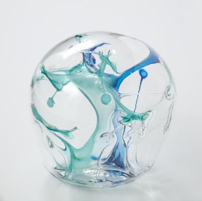 Peter Bramhall Peter Bramhall Glass Orb Sculpture signed and date 