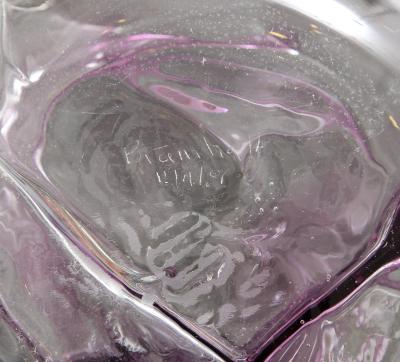 Peter Bramhall Peter Bramhall Violet Clear Glass Orb