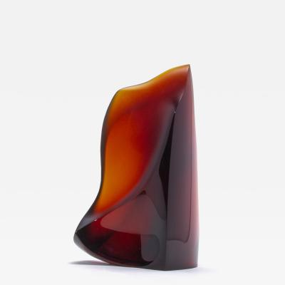 Peter Bremers Modern Abstract Glass Sculpture C D 09 17 Wind s Lament by Peter Bremers