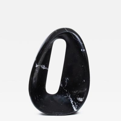 Peter Bremers Modern Abstract Marquina Marble Sculpture Perception V by Peter Bremers