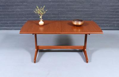 Peter Hayward Mid Century Modern Butterfly Leaf Dining Table by Peter Hayward