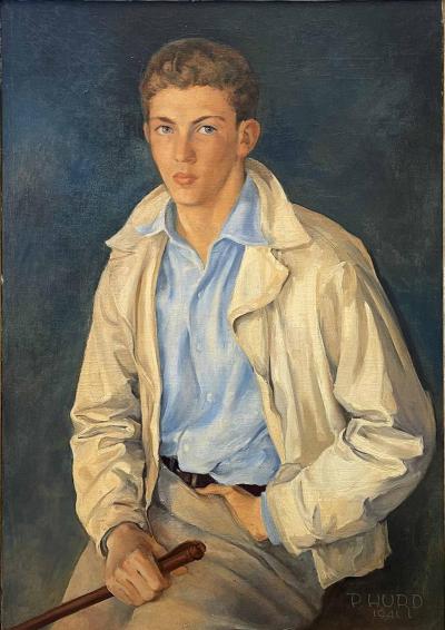 Peter Hurd Portrait of a Young Jockey by Peter Hurd American 1904 1984 