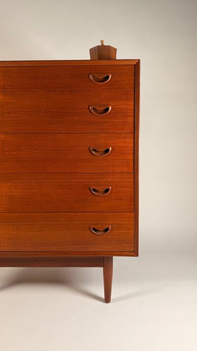 Peter Hvidt Dresser in the Style of Peter Hvidt Stamped Made in Denmark c 1960s