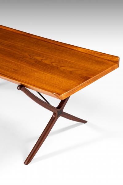 Peter Hvidt Orla M lgaard Nielsen Coffee Table Model 6743 X Table Produced by Fritz Hansen