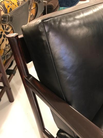 Peter Hvidt Orla M lgaard Nielsen Peter Hvidit black leather sofa