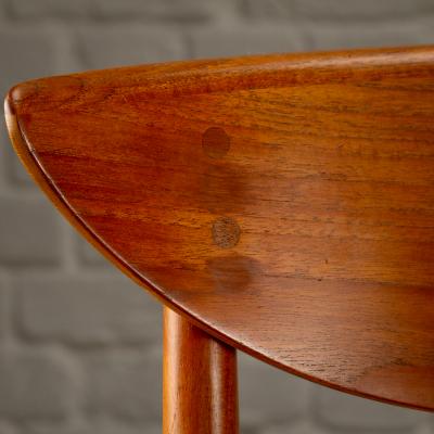 Peter Hvidt Orla M lgaard Nielsen Set of 10 Model 317 316 Dining Chairs and Stools by Hvidt and M lgaard Nielsen