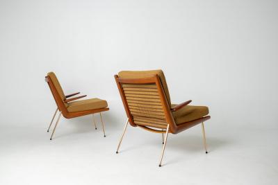 Peter Hvidt Pair of Boomrange Chairs by Peter Hvidt