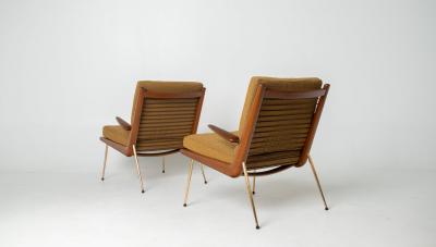 Peter Hvidt Pair of Boomrange Chairs by Peter Hvidt