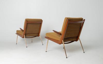Peter Hvidt Pair of Boomrange Chairs by Peter Hvidt