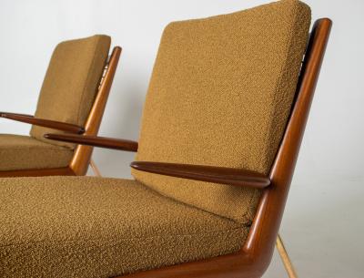 Peter Hvidt Pair of Boomrange Chairs by Peter Hvidt