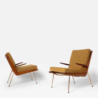 Peter Hvidt Pair of Boomrange Chairs by Peter Hvidt