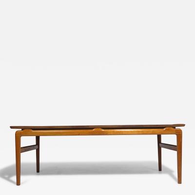 Peter Hvidt Peter Hvidt Orla Molgaard Nielsen Solid Teak Danish Coffee Table
