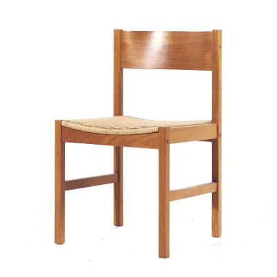 Peter Hvidt Peter Hvidt Style Mid Century Teak Dining Chairs Set of 4