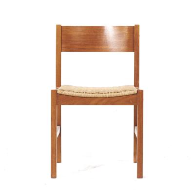 Peter Hvidt Peter Hvidt Style Mid Century Teak Dining Chairs Set of 4